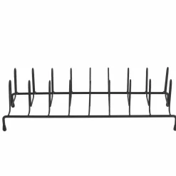 Stojak na pokrywki lub talerze Tadar 33,5 x 13,5 x 9 cm czarny