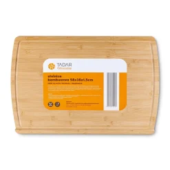 Stolnica bambusowa dwustronna Tadar 58 x 38 cm