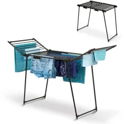Suszarka balkonowa Konighoffer Spring 174 x 61 x 108 cm czarna