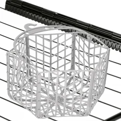 Suszarka balkonowa Konighoffer Vera Black 180 x 55 x 102 cm czarna i koszyk na klamerki