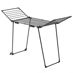 Suszarka balkonowa teleskopowa Konighoffer XXL 190-260 x 61 x 120 cm czarna