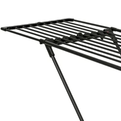 Suszarka balkonowa teleskopowa Konighoffer Spring Black 108-190 x 56 x 94 cm