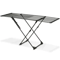 Suszarka balkonowa teleskopowa Konighoffer Spring Black 108-190 x 56 x 94 cm