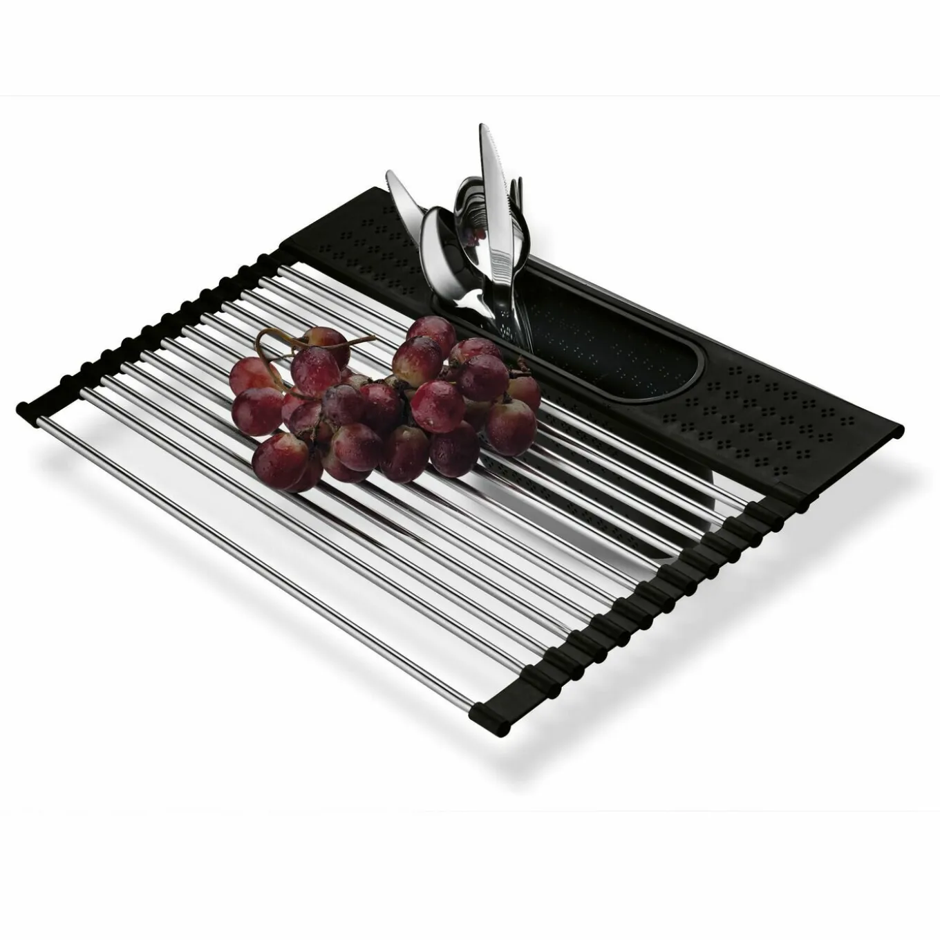 Suszarka do naczyń z ociekaczem na sztućce Tadar Roll Up 44 x 28 cm