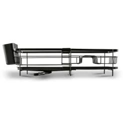 Suszarka do naczyń z ociekaczem i tacą Konighoffer 53 x 30 x 15,5 cm czarna