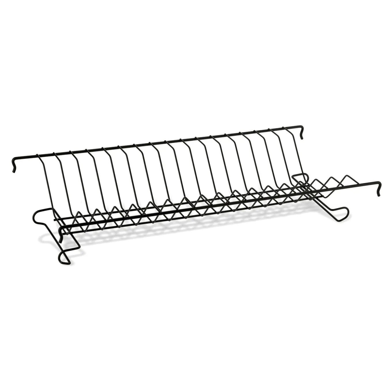 Suszarka do naczyń z 2 tacami i ociekaczem + uchwyt na deskę Tadar Nova 53 x 33 x 24 cm czarna