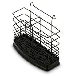 Suszarka do naczyń z 2 tacami i ociekaczem + uchwyt na deskę Tadar Nova 53 x 33 x 24 cm czarna