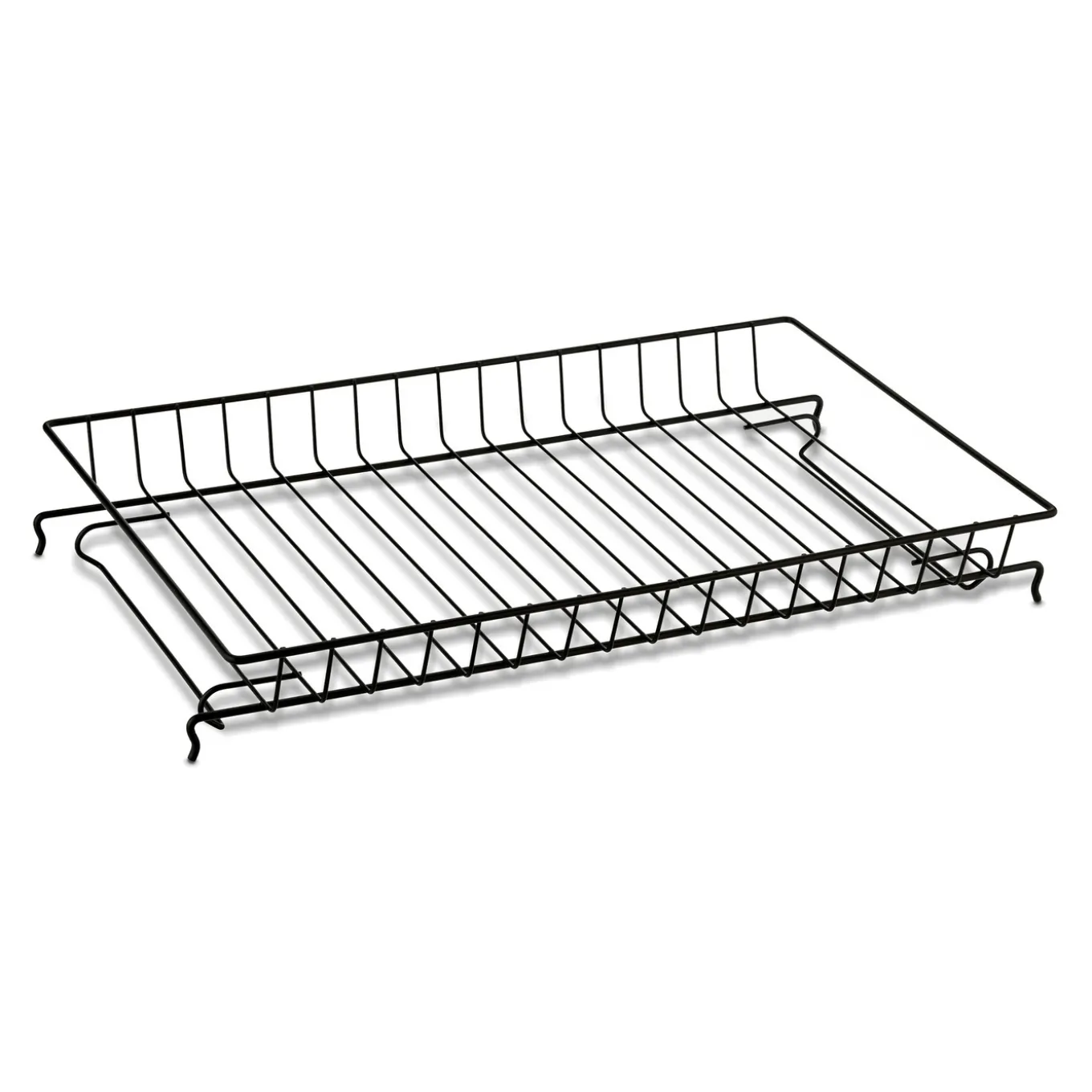 Suszarka do naczyń z 2 tacami i ociekaczem + uchwyt na deskę Tadar Nova 53 x 33 x 24 cm czarna