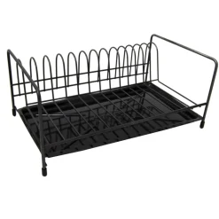 Suszarka do naczyń z tacką Ander Mini 31 x 18,5 x 13,5 cm czarna