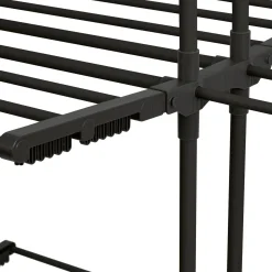 Suszarka na pranie pionowa Konighoffer Ultra 135 x 66 x 173 cm czarna