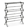 Suszarka na pranie pionowa teleskopowa Konighoffer Cortina 77.5 x 28 x 95 cm czarna