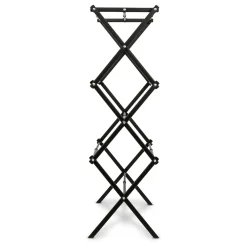 Suszarka na pranie pionowa teleskopowa Konighoffer Cortina 77.5 x 28 x 95 cm czarna