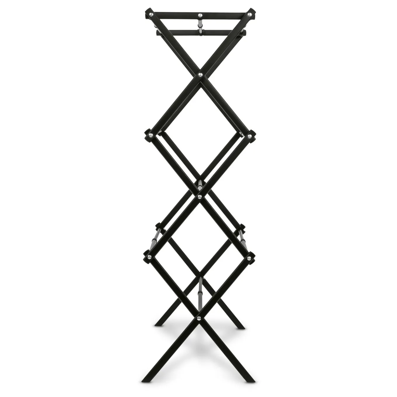 Suszarka na pranie pionowa teleskopowa Konighoffer Cortina 77.5 x 28 x 95 cm czarna