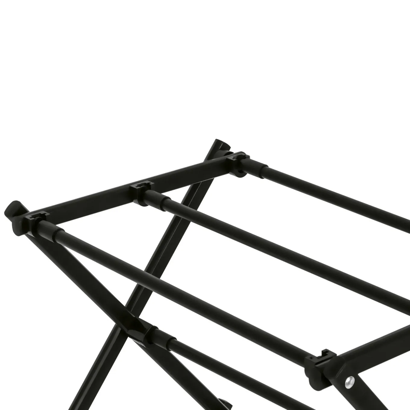 Suszarka na pranie pionowa teleskopowa Konighoffer Cortina 77.5 x 28 x 95 cm czarna