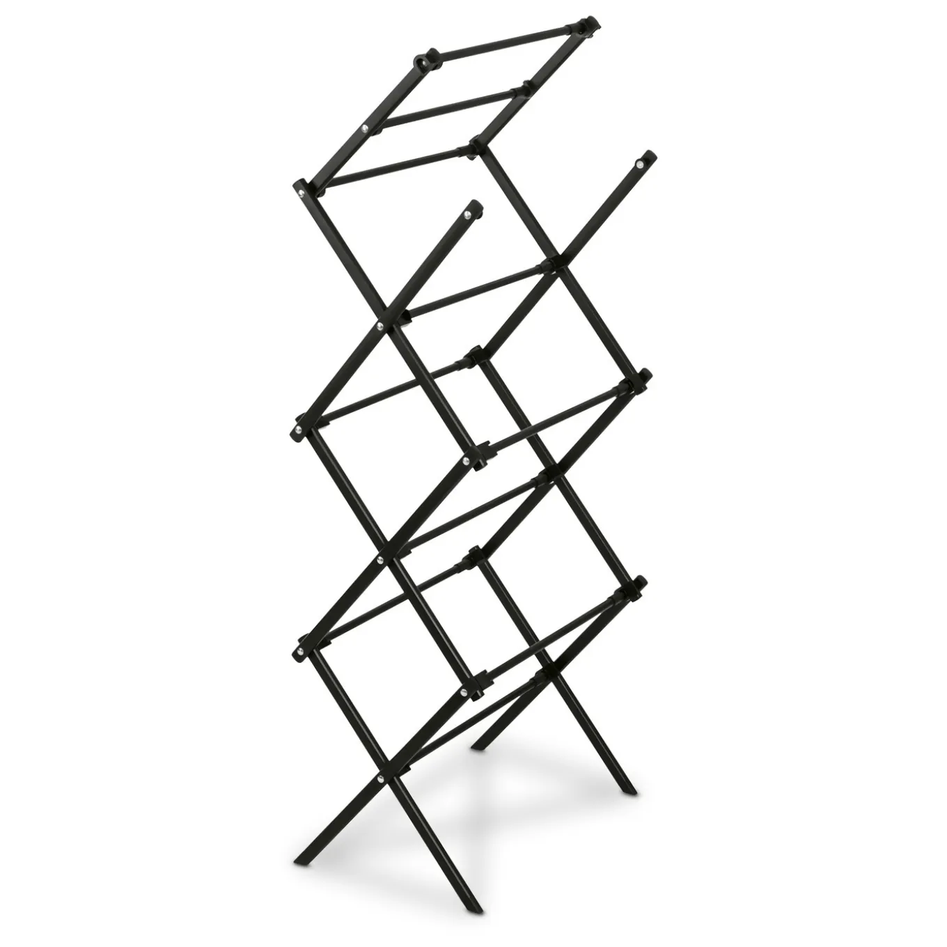 Suszarka na pranie pionowa teleskopowa Konighoffer Cortina 77.5 x 28 x 95 cm czarna