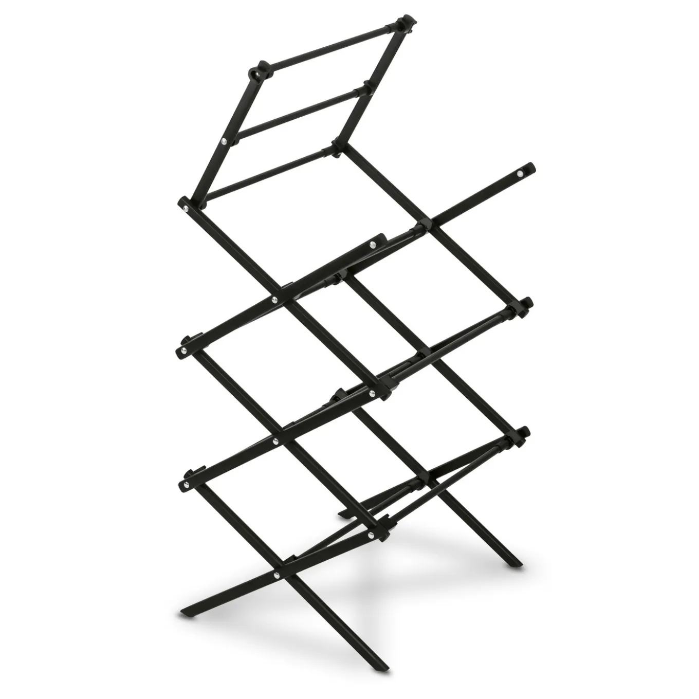 Suszarka na pranie pionowa teleskopowa Konighoffer Cortina 77.5 x 28 x 95 cm czarna