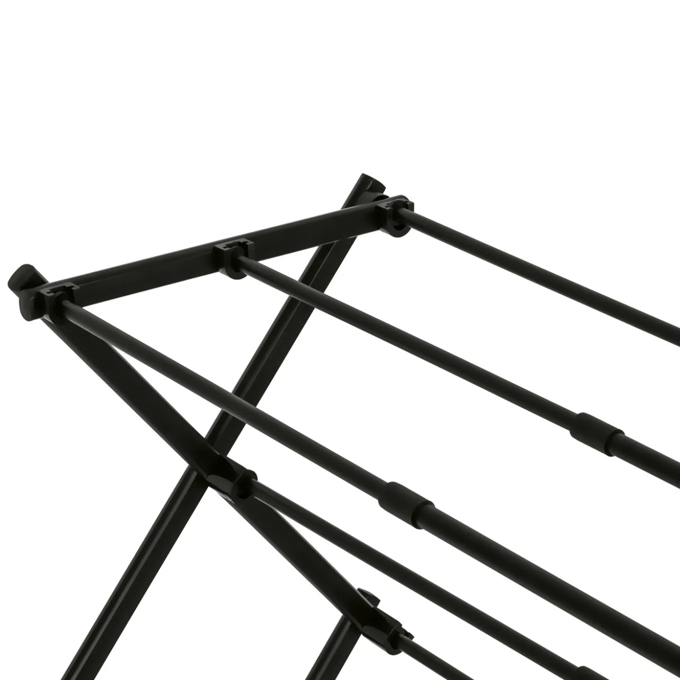 Suszarka na pranie pionowa teleskopowa Konighoffer Cortina 77.5 x 28 x 95 cm czarna