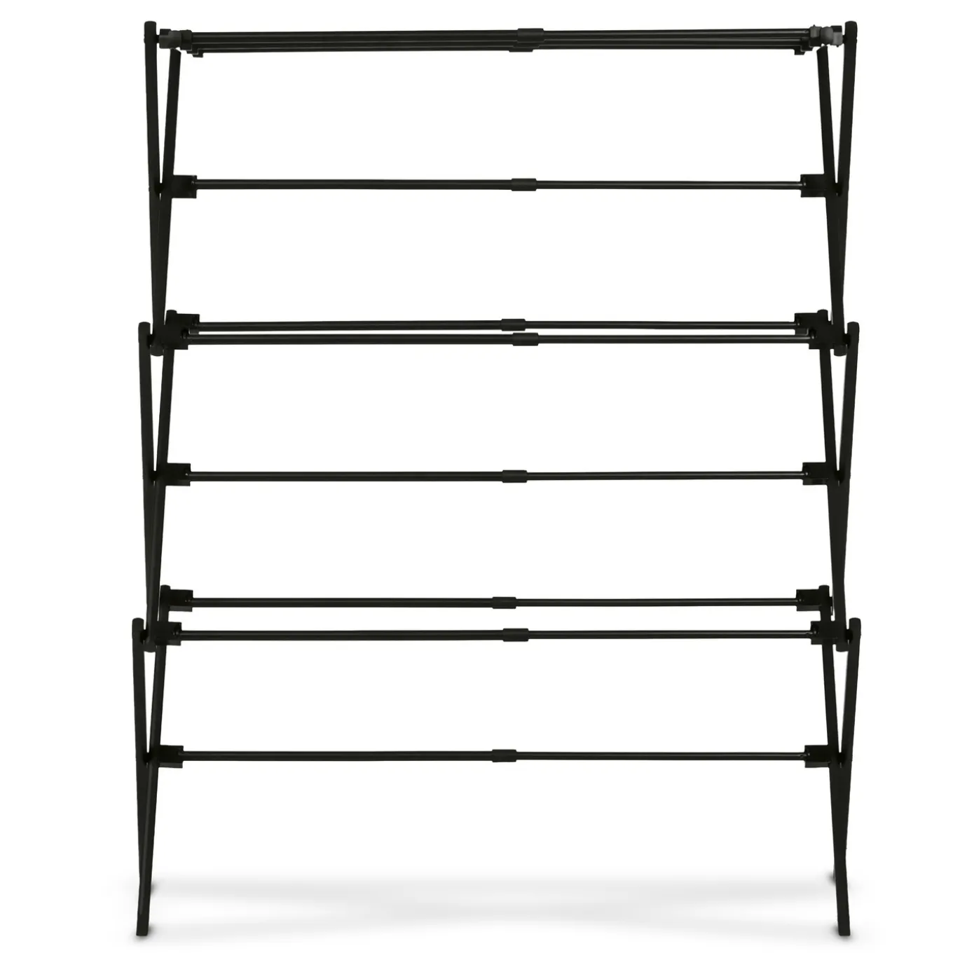 Suszarka na pranie pionowa teleskopowa Konighoffer Cortina 77.5 x 28 x 95 cm czarna
