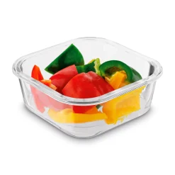 Szklane pojemniki na żywność Konighoffer Largo 350 ml 500 ml 800 ml kwadratowe