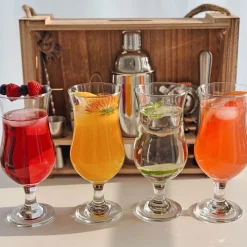 Szklanka na nóżce do deserów i koktajli Tadar Pia 450 ml