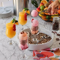 Szklanka na nóżce do deserów i koktajli Tadar Pia 450 ml