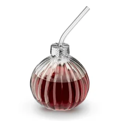 Szklanka ze słomką Tadar Bombka 400 ml