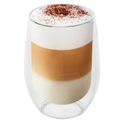 Szklanki termiczne do kawy Tadar Sublime 300 ml 6 szt. i spieniacz do mleka