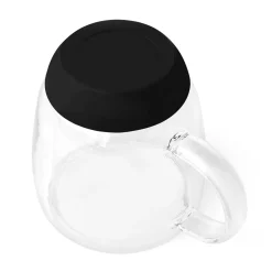 Szklanki termiczne do kawy z silikonowym dnem Konighoffer Garet 330 ml 2 szt. czarne