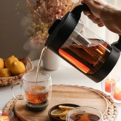 Szklanki termiczne do kawy z silikonowym dnem Konighoffer Garet 330 ml 2 szt. czarne