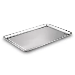 Taca metalowa nierdzewna Tadar 59,5 x 39,5 cm prostokątna