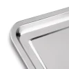 Taca metalowa nierdzewna Tadar 44,5 x 34,5 cm prostokątna