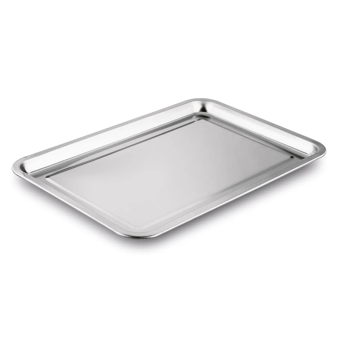 Taca metalowa nierdzewna Tadar 44,5 x 34,5 cm prostokątna