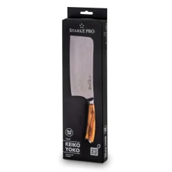 Tasak kuchenny z twardej stali Starke Pro Keiko Yoko 16,5 cm