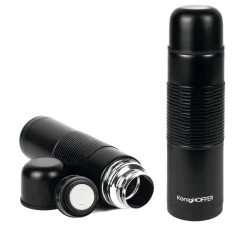 Termos nierdzewny do kawy i herbaty Konighoffer Alpha 0,75 l czarny