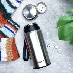 Termos próżniowy ze stali nierdzewnej z sitkiem Konighoffer Adventure 500 ml