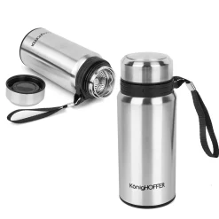 Termos próżniowy ze stali nierdzewnej z sitkiem Konighoffer Adventure 500 ml