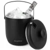 Wiaderko do lodu ze szczypcami Konighoffer Oris 2,8 l czarne