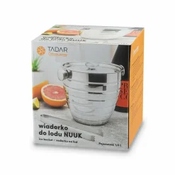 Wiaderko do lodu ze szczypcami Tadar Nuuk 1,5 l