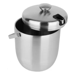 Wiaderko do lodu ze szczypcami Konighoffer Oris 2,8 l srebrne satyna