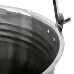 Wiadro metalowe nierdzewne z rączką Tadar Puro 10 l