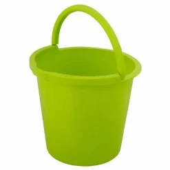 Wiadro plastikowe z wylewką Branq 10 l limonkowe