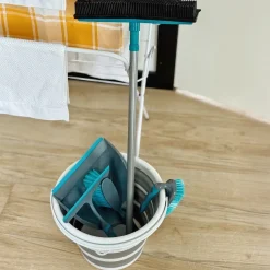 Wiadro składane z rączką Tadar Silico 10 l szare