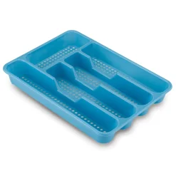 Wkład do szuflady na sztućce Great Plastic 33,5 x 24,5 x 4 cm niebieski