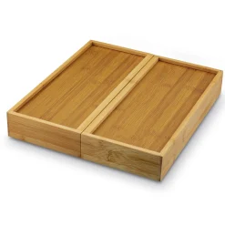 Wkład do szuflady na sztućce regulowany bambusowy Tadar 28,5-45 x 32 x 5 cm