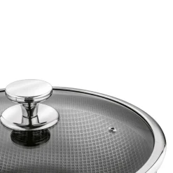 Wok nierdzewny Starke Pro Linesta Steel 30 x 9 cm z pokrywką