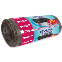 Worki na śmieci bardzo mocne York 35 l / 15 sztuk