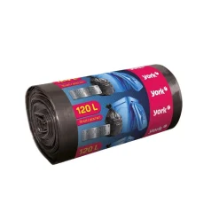Worki na śmieci bardzo mocne York 120 l / 10 sztuk