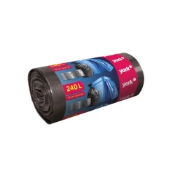 Worki na śmieci bardzo mocne York 240 l / 10 sztuk
