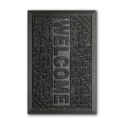 Wycieraczka pod drzwi wejściowa Tadar Welcome 40 x 60 cm ciemnoszara
