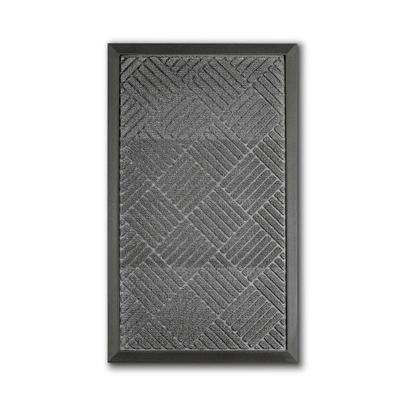 Wycieraczka pod drzwi wejściowa Tadar 45 x 75 cm szara